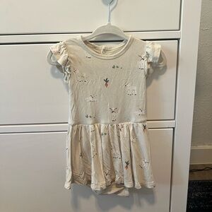 Kyte BABY Goat/Carrot Twirl Bodysuit Dress (12-18 Months)